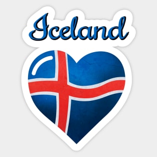 I love Iceland Sticker